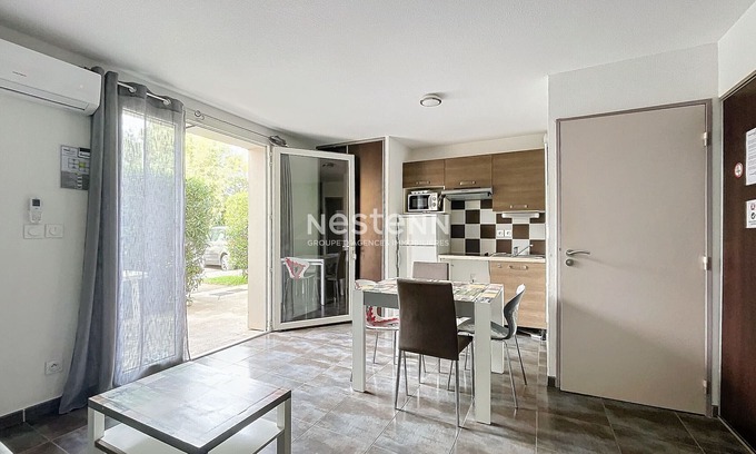 Latour-Bas-Elne Casa | Casa T3 con aire acondicionado y piscina a 4km de la playa