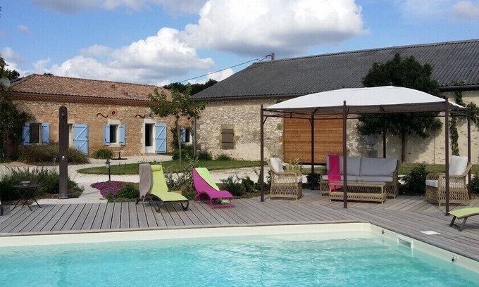 Lacaussade Casa | Casa con aire acondicionado entre Lot y Dordoña rodeada de naturaleza piscina de sal privada