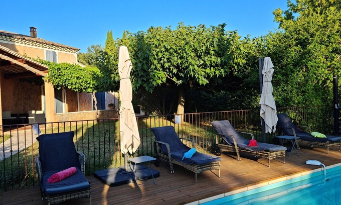 Bedoin Casa | Casa provenzal 6 P. Bédoin . Piscina privada. Aire acondicionado. Internet.