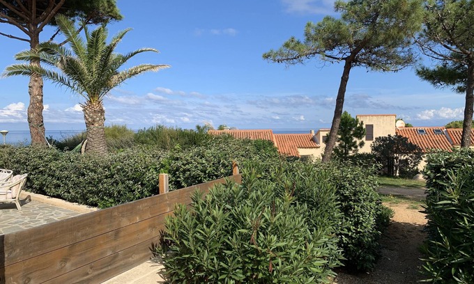 Marine de Saint Ambroggio Casa | Mini villa con aire acondicionado - Vista al mar - Mar a 50 m - Jardín y 2 terrazas 300 m2