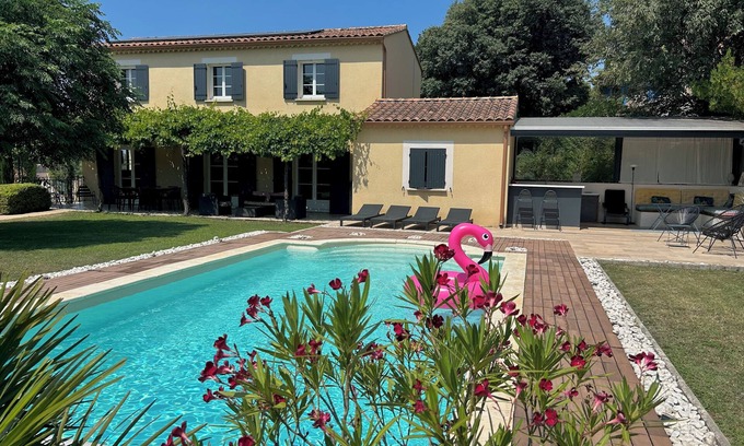 Bollene Casa | Casa de campo provenzal con aire acondicionado y piscina privada