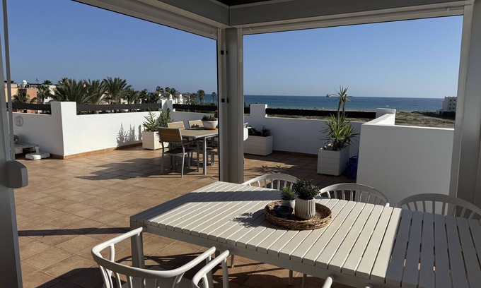 Playa de Vera Apartamento | Al 326 - Ático con vistas al mar