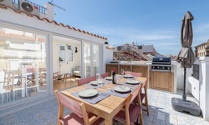 Centro Apartamento | Alba - Atíco vacacional Málaga centro
