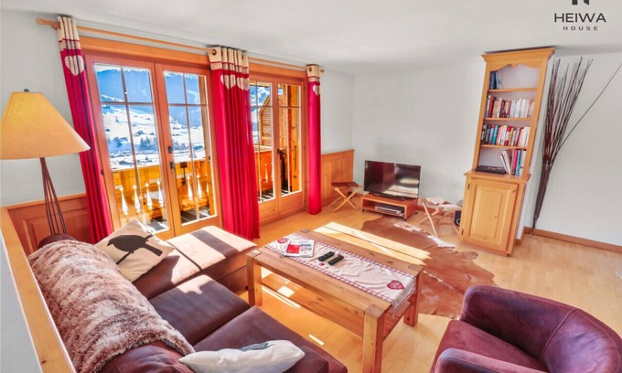 Chateau-d'Oex Apartamento | Alexandra 6A - Spacious and comfortable accommodation