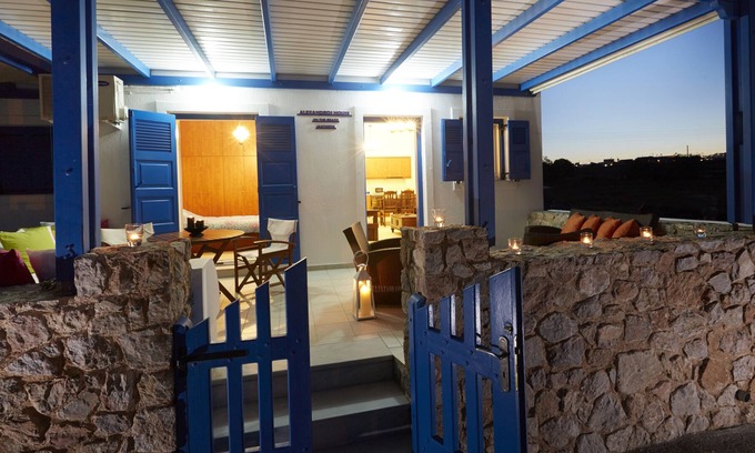 Monolithos Casa | Alexantros Casa en la playa en Playa de Monolitos - Santorini