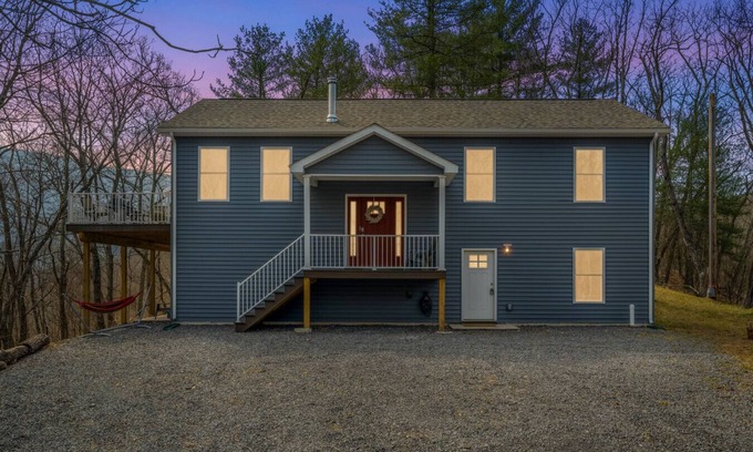 Great Cacapon Casa | All Decked Up - wifi, view, river access, fire pit, games, grill