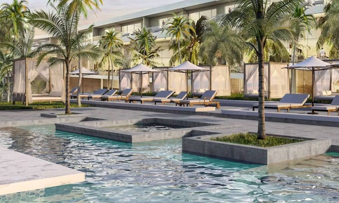 Punta Sam Casa | All-Inclusive XP: Spacious Room w/Private Pool & Garden in Beachfront Resort