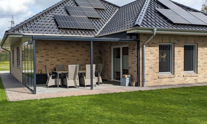 Lathen Casa | Alleinstehendes Ferienhaus mit Überdachter Terrasse