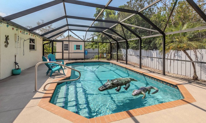 South Venice Casa | Alligator Escape, Heated Pool Included, just minutes from sun kissed beaches