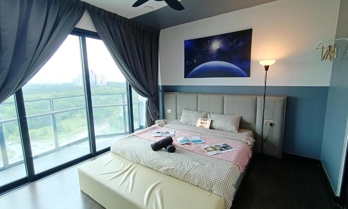 Nusajaya Apartamento | Almas Suites 알마스 스위트 갤럭시 스페이스 넷플릭스 바 STAY