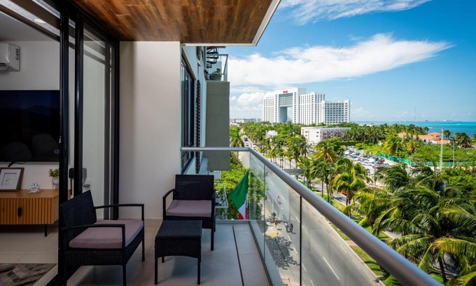 Zona Hotelera Apartamento | Aloja oceanview in the Hotel Zone