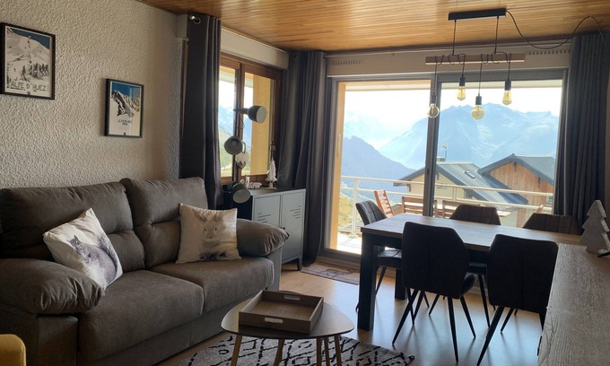Viel-Alpe Apartamento | Alpe d'Huez Appart 37m2 + terrace 16m2 - Breathtaking view - 4 people (4****)