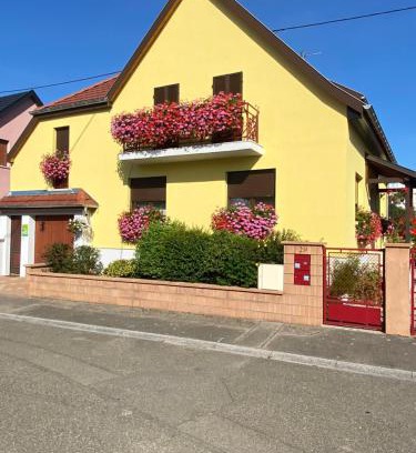 Oberhergheim Apartamento | ALSACE Gîte 3étoiles prox Marchés de Noël Colmar, Eguisheim, parking, calme