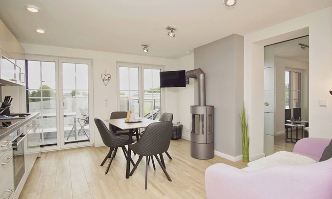 Lauterbach Apartamento | Alte Fischfabrik Lauterbach Penthousewohnung Nr. 13 Glücksmomente