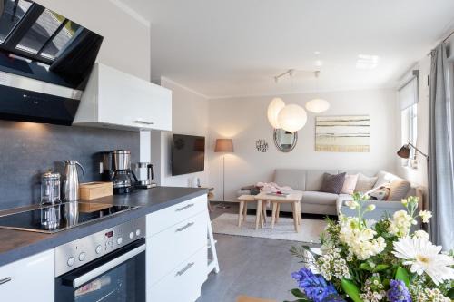 Zingst Apartamento | Am Horizont No 3 für 2-4 Pers, 2 Schlafz, Garten, Strandkorb, Grill, Parkplatz, am Haus