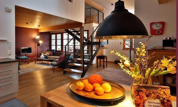 Traunreut Casa | "Am Weiher" Confortable residencia de vacaciones