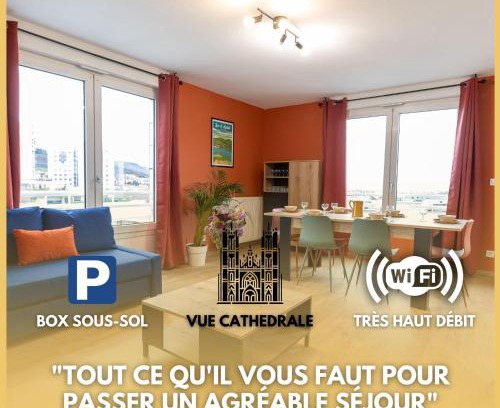 Blatin Apartamento | Amadéo vue panoramique cathédrale