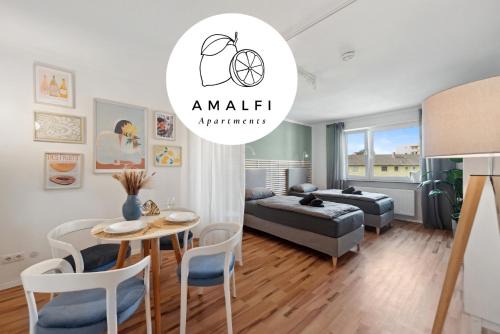 Kaiserslautern Apartamento | Amalfi Apartments A01 - gemütliche 2 Zi-Wohnung mit Boxspringbetten und smart TV
