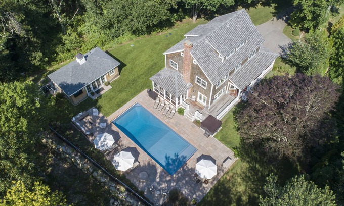 Misquamicut Casa | Amazing Beach House in the Woods with Pool and Hot Tub