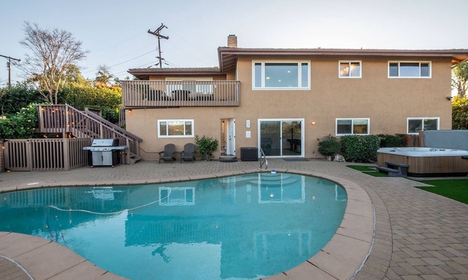 Central Escondido Casa | Amazing Escape with Game Room, Pool & Hot Tub