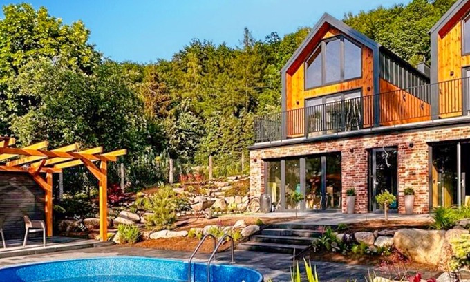 Pomerania Province Casa | Impresionante casa en Zawory con sauna