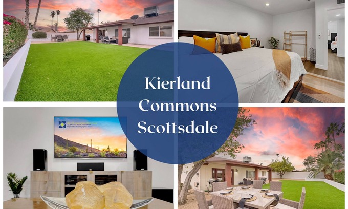 Covey Casa | Amazing Kierland Location! Sleeps 8! Large Grassy Yard!
