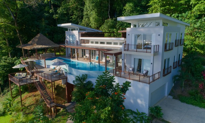 Dominical Casa | Amazing luxury ocean view home, infinity pool, gated community - 8p