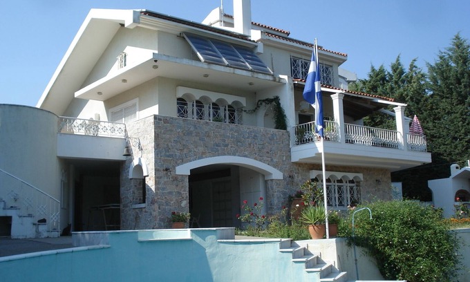 Oropos Apartamento | Villa con piscina privada y Kid-piscina en el norte de Attica increíble Lujo