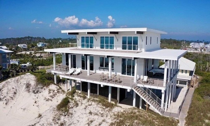 Port St. Joe Casa | Amazing North Cape gulf front, unmatched views, completed April 2024!