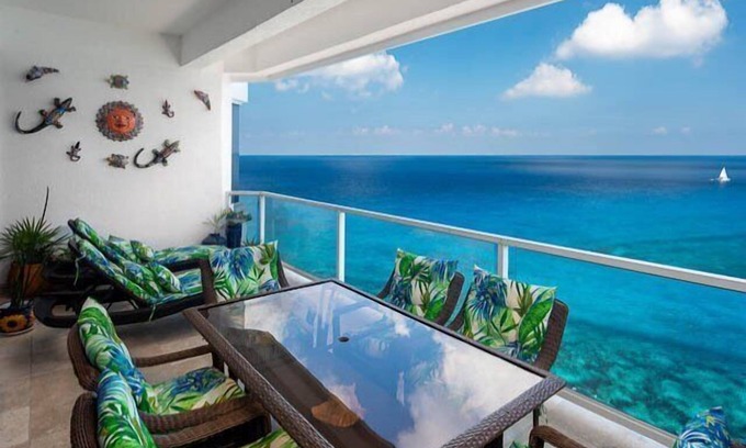 Zona Hotelera Norte Condominio | CÃ³modo y Relajante con IncreÃ­bles Vistas al OcÃ©ano