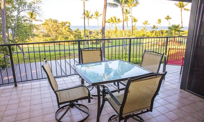 Keauhou Casa | Amazing Ocean Views Over Lush Golf Course-Spacious Country Club Villas 226