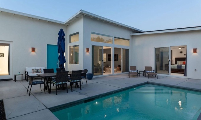 Desert Hot Springs Casa | Amazing Pool Home Near Palm Springs, Joshua Tree, & Coachella - with EV Charger!