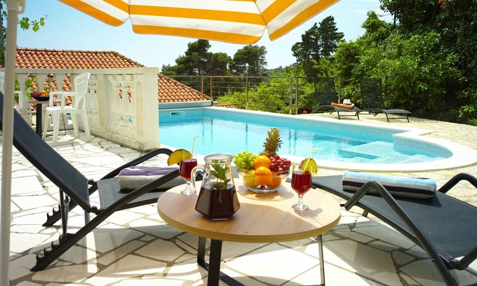 Mlini Apartamento | AMAZING SEA-VIEW VILLA WITH OUTDOOR PRIVATE POOL