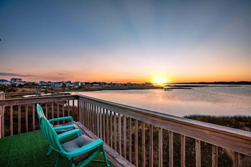 North Topsail Beach Casa | Amazing Sound View Home with Pool