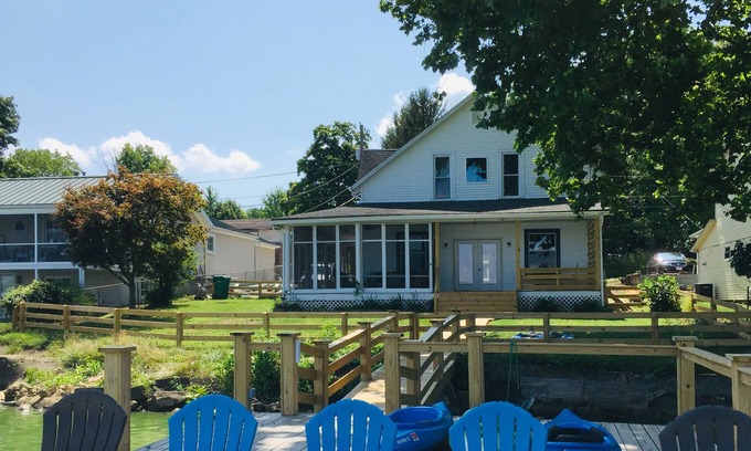 Millersport Casa | Frente al lago principal, 4BR (para 9)