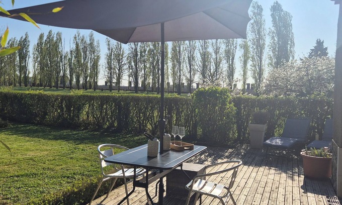 Lussault-sur-Loire Casa | Amboise, adorable maison climatisée, au cœur des vignes, Touraine Cottage.