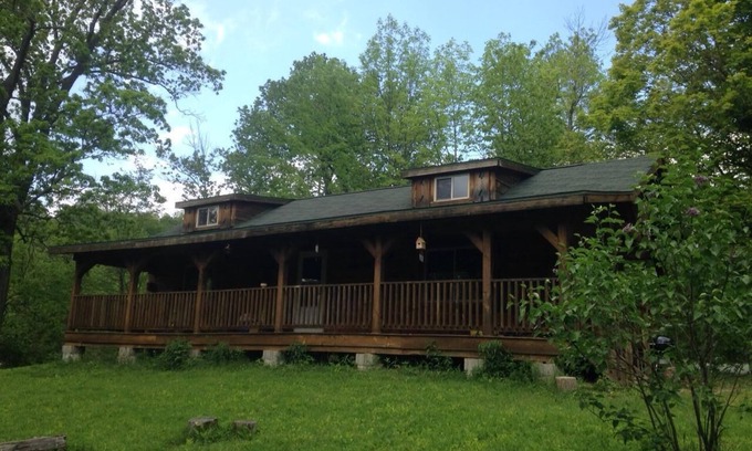 Soldiers Grove Cabina | Cabina de Amish en 40 acres de bosques y prado