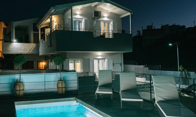 Agia Pelagia Cama Y Desayuno | ---Ammira Mare--House near sea with pool