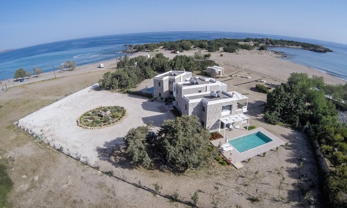 Gialos Villa | AMMOS de LUJO PLAYA-Stone Villa -PRIVADO POOL - ACCESO DIRECTO A LA PLAYA