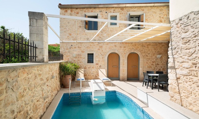 Prines Villa | Villa de piedra diseñada por un arquitecto, perfecta para explorar la isla