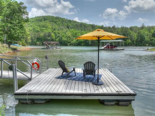 Blairsville Casa | Anchors Away - Lake Nottely - Blairsville GA - Hot Tub, Private Dock, Fire Pits, and Stunning Lake Views at Lake Nottely