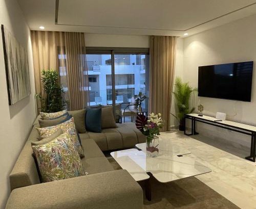 Casablanca Apartamento | Anfa Park luxury accommodation with pool view and a balcony