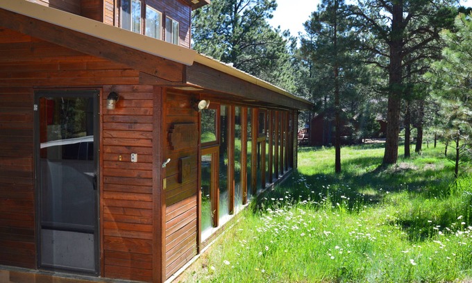Angel Fire Casa | Angel Fire Alquiler de vacaciones Se aceptan mascotas Acogedor luz brillante Inicio