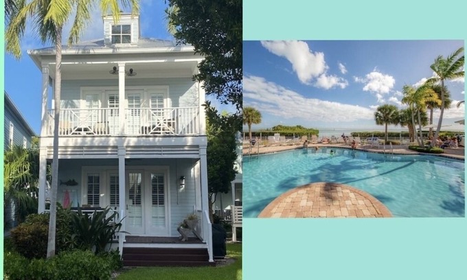 Islamorada Casa | Islamorada Home Oceanview Dock Beach Piscina comunitaria - Anglers Reef 2/2. 5 5
