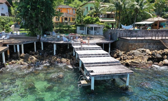Conceicao de Jacarei Casa | Angra dos Reis - Casa con terraza sobre el mar