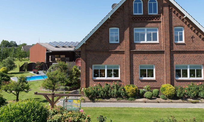 Gruenerdeich Apartamento | Ankerplatz Ferienwohnung / Gartenblick - Fewo Gartenblick
