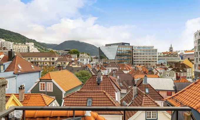 Bergen City Centre Apartamento | Anno 1645 | Private roof terrace & Easy Check-In