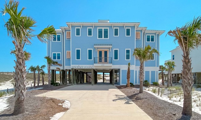 Gulf Shores Casa | Another Round--Spectacular Custom Home w Pool + Elevator, FREE Golf & Activities