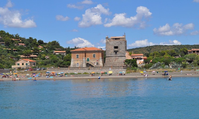 Ansedonia Villa | Orbetello, Ansedonia, complejo de la torre española en la playa