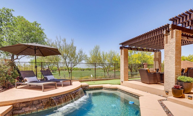 Anthem Casa | Anthem Gem w/ Pool, Putting Green & Fire Pit
